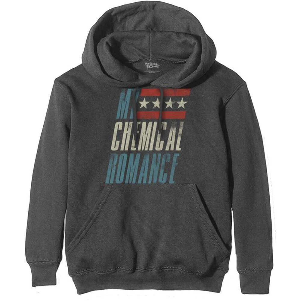 My Chemical Romance Unisex Adult Raceway Hoodie / Charcoal Grey